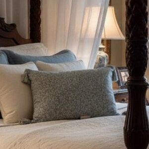 Williamsburg Blue Lumbar Accent Pillow 18”x13”